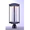 Maxim Lighting Salon LED 1-Light 6" Wide Black Outdoor Pole/Post Mount 55900MSCBK - alternate 2